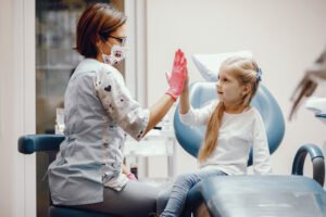 Pediatric dentist office providing care for children and teens
